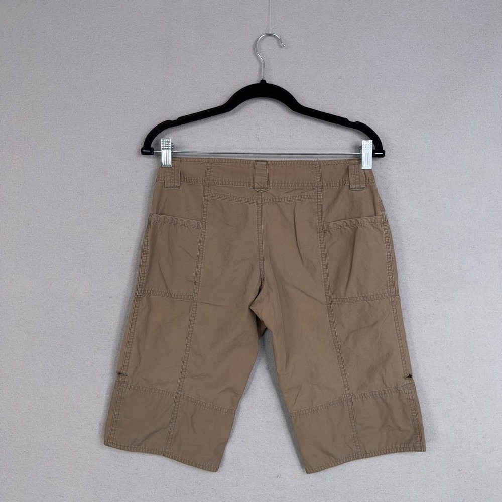Patagonia Shorts Womens 0 Brown Organic Cotton Utility Hiking Bermuda Roll Tab - Picture 6 of 13